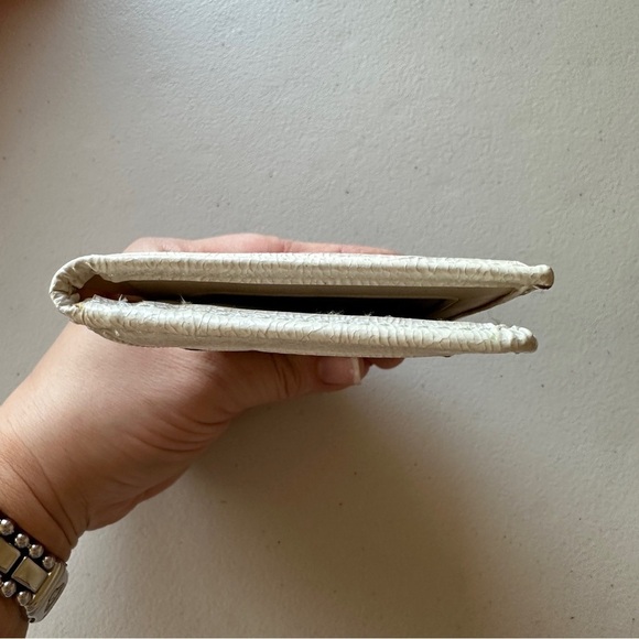 Coach Kristin Op Art Chain Link Satin Wallet Card Case - Picture 6 of 9